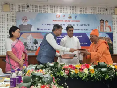 Tripura signs MoU with Ramakrishna Mission to launch state's first dedicated foreign language training centre