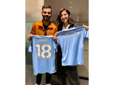 RCB's IPL victory: Virat Kohli, Anushka Sharma get congratulotry wish from Manchester City
