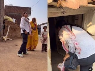 गांव घूमते-घूमते लगी प्यास, मिट्टी के घर में पानी मांगने पहुंची लड़की, अंदर घुसते ही उड़ गए होश!