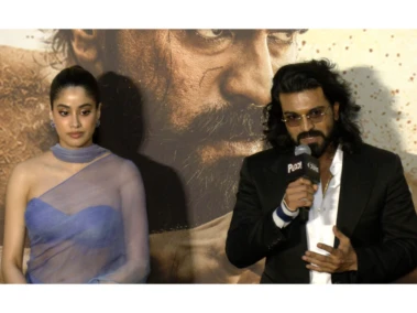 Ram Charan calls pairing with Janhvi Kapoor in 'Peddi' "nostalgic thing" for Chiranjeevi-Sridevi fans