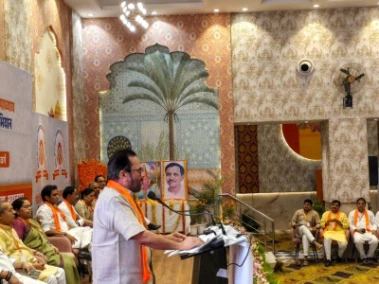 नोएडा में मुख्तार अब्बास नकवी ने कार्यकर्ताओं को दिया संगठन और चुनाव प्रबंधन का मंत्र