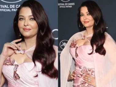 Aishwarya Rai Bachchan's Second Cannes 2026 Look Is Pure Romance In Blush Pink Sophie Couture