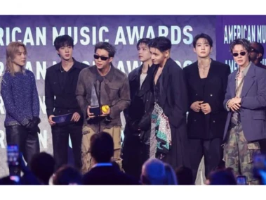 BTS returns to AMAs stage after four years with pre-taped 'Hooligan' performance