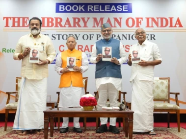 V-P CP Radhakrishnan releases book on PN Panicker, calls for revival of reading culture