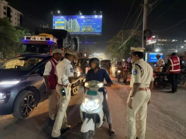 Nearly 1,000 drunk drivers caught across Hyderabad in massive weekend police crackdown