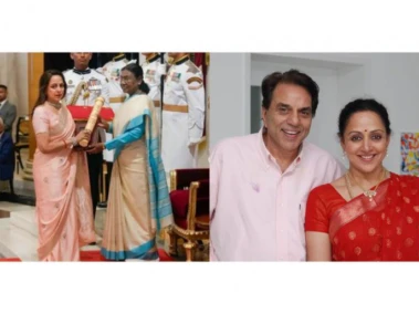 "Tears welled up..." : Hema Malini recalls feeling Dharmendra's "warm presence" while receiving Padma Vibhushan on his behalf