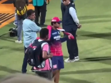 [WATCH]- 'Still Just A Kid': Vaibhav Suryavanshi's Funny Post-Match Moment Goes Viral