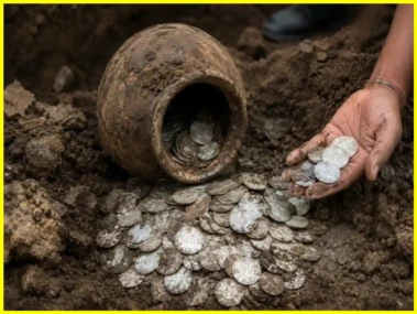 Historic Discovery: British Era Silver Coins Unearthed in Damoh