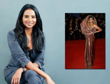 Hyderabad entrepreneur Priyanka Chigurupati makes Cannes debut with modern Indian statement