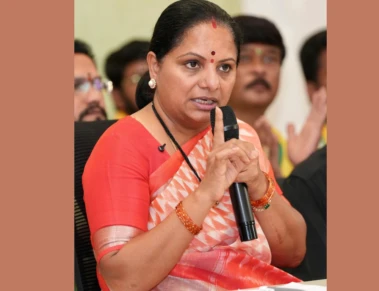 Telangana Rakshana Sena Chief Kavitha seeks Bandi Sanjay's removal from Home Ministry