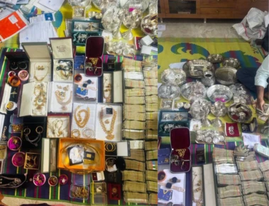ACB raids HMWSSB GM's house, seizes ₹1.05 crore cash and gold