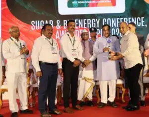 Gurudatt Sugars honoured with WISMA's State CSR award for community service and relief work