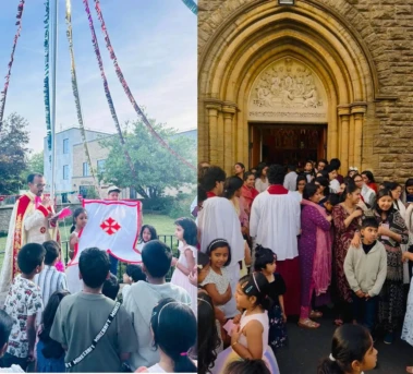 യോവ് ഹോളി ഗോസ്റ്റ് ദേവാലയത്തില്‍ പരിശുദ്ധ മാതാവിന്റെ തിരുനാളിനു കൊടി യേറി; പ്രധാന തിരുനാള്‍ വെള്ളിയാഴ്ച