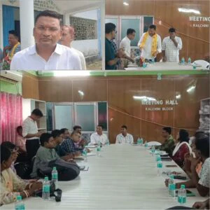 বিধায়ক হওয়ার পর প্রথম প্রশাসনিক বৈঠকে বিশাল লামা।