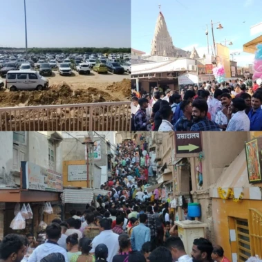દ્વારકામાં વેકેશન, અધિક માસ અને વીક-એન્ડના ત્રિવિધ સંયોગમાં યાત્રીકોનો અભૂતપૂર્વ ઘસારો વ્યવસ્થાને નામે મીંડું