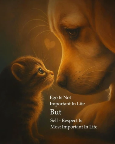 Ego is not important in life..
