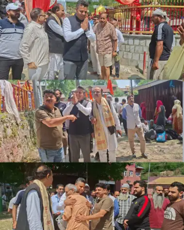 अनंतनाग के उपायुक्त ने मट्टन में चल रहे पवित्र अधिकमास कुंभ में लिया भाग