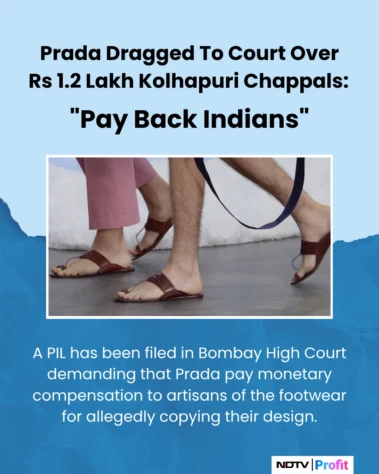 Prada Dragged To Court Over Rs 1.2 Lakh Kolhapuri Chappals