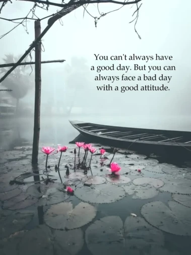 You can't always have a good day..