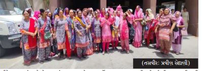રાજકોટમાં આંગણવાડીમાં એડમીશન વધારવા ટાર્ગેટ આપીને કરાતુ દબાણ