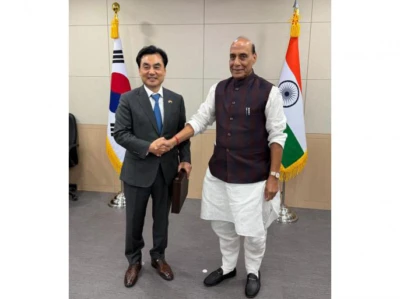 Confident our relations are fully poised to reach new heights: Rajnath Singh on India-South Korea defence ties