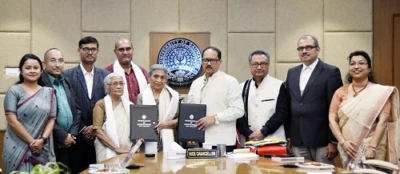 Gauhati University signs MoU with Jyoti Prasad Agarwala's family to preserve original works