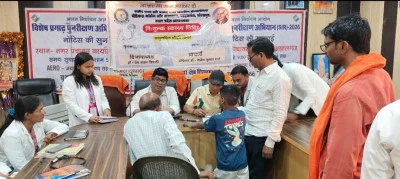 होम्योपैथी स्वास्थ्य शिविर, सैकड़ों ने उठाया लाभ