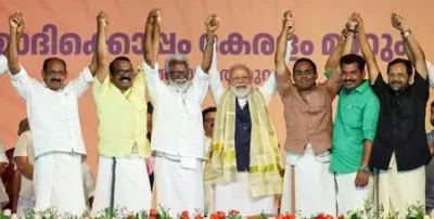 PM Modi seeks mandate for new Kerala model, calls LDF and UDF 'same'