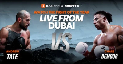 Misfits Boxing x IPO Genie: The Official Sponsor of Andrew Tate vs. DeMoor Showdown
