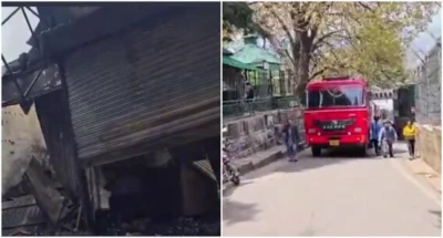 Watch: Kasauli Heritage Market Ravaged By Fire, Multiple Shops Gutted