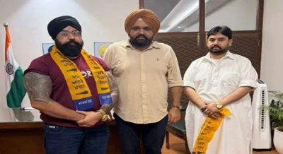 ਅੰਤਰਰਾਸ਼ਟਰੀ ਪਹਿਲਵਾਨ ਇੰਦਰਪ੍ਰੀਤ ਸਿੰਘ ਆਮ ਆਦਮੀ ਪਾਰਟੀ 'ਚ ਹੋਏ ਸ਼ਾਮਲ