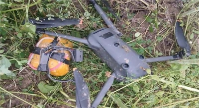 BSF ਨੇ ਇੱਕ ਡਰੋਨ ਤੇ ਇਸ ਨਾਲ ਬੰਨ੍ਹਿਆ ਹੈਰੋਇਨ ਦਾ ਇੱਕ ਪੈਕੇਟ ਕੀਤਾ ਬਰਾਮਦ