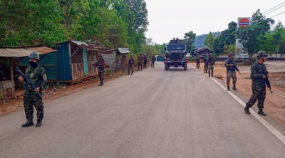 Indefinite curfew imposed in four Manipur districts after deadly bomb attack