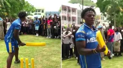 IShowSpeed plays Cricket with Daren Sammy in Saint Lucia; calls Himself 'Virat Kohli' in viral video