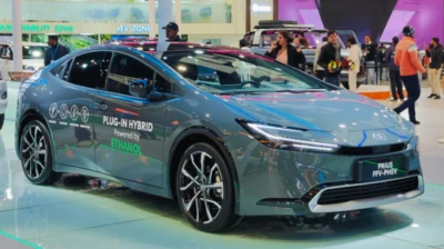 Toyota Prius Flex-Fuel PHEV Showcased At Auto Expo 2025: Check Details