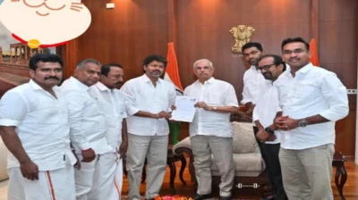 టీవీకే అధినేత విజయ్కు బిగ్ షాక్: ప్రభుత్వ ఏర్పాటుకు లభించని గవర్నర్ అనుమతి... రేపు ప్రమాణస్వీకారం లేనట్లే?