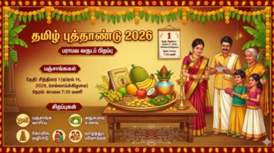 தமிழ் புத்தாண்டு 2026: பராபவ வருடப் பிறப்பு தேதி, நேரம் மற்றும் சிறப்புகள்