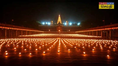 Karthigai Deepam Wishes in Tamil: கார்த்திகை தீபத் திருநாளுக்கு பகிரக்கூடிய அழகிய வாழ்த்து செய்திகள்...