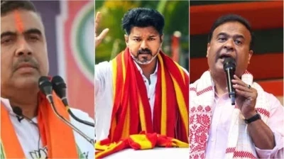 இந்தியா முழுக்க 'மெகா' ட்விஸ்ட்! - மம்தா கோட்டையைப் பிடித்த பாஜக.. தமிழகத்தில் திமுக, அதிமுக-வை ஓரம் கட்டிய விஜய்! - இன்னைக்கு ஃபுல்லா சம்பவங்கள் தான் போங்க..!!!