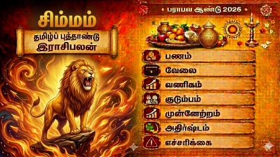 Tamil Puthandu Rasipalan 2026: சிம்மம் ராசிக்கு பராபவ வருடம் எப்படி இருக்கும்?