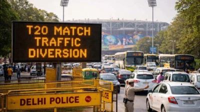 Delhi Traffic Alert: Road Closures, Diversions for ICC T20 World Cup Match - Check Alternative Routes
