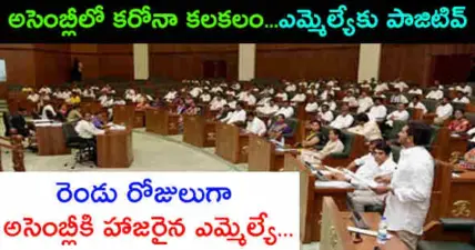 అసెంబ్లీలో కరోనా కలకలం...ఎమ్మెల్యేకు పాజిటివ్