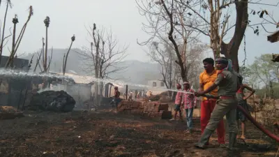 ଭୟାବହ ଅଗ୍ନିକାଣ୍ଡ, ୯୦ ଛେଳି ଜୀବନ୍ତ ଦଗ୍ଧ