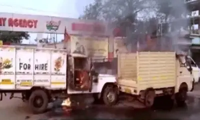 ബംഗാളില് ബിജെപി യോഗത്തിനിടെ സംഘര്ഷം; വാഹനങ്ങള്ക്ക് തീവച്ചു