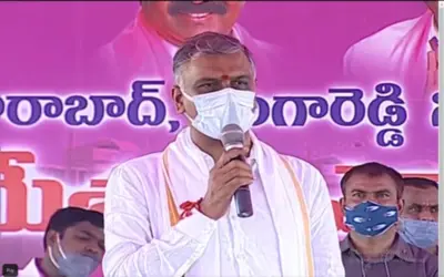 సంగమేశ్వర ప్రాజెక్ట్ సర్వే పనులను ప్రారంభించిన మంత్రి హరీష్..
