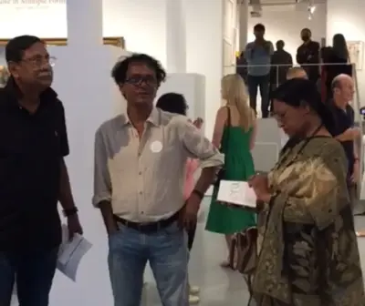 Artist Rezaul Haque's Successful Exhibition at Agora Gallery in New York