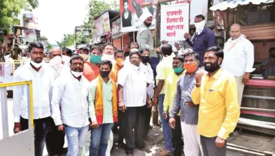 ऐतिहासिक दिनी छत्रपती शिवाजी महाराज मार्ग नामकरण