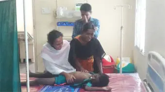 నీటి గుంటలో పడి బాలుడు దుర్మరణం