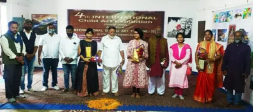 ଚତୁର୍ଥ ଅନ୍ତର୍ଜାତୀୟ ଶିଶୁ ଚିତ୍ରକଳା ପ୍ରଦର୍ଶନୀ ଉଦଘାଟିତ