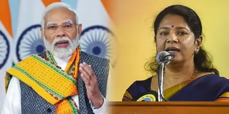 பிரதமர் உரை. அதுதான் அவர்களுக்கு தெரிந்த நாகரீகம்.! கனிமொழி எம்பி பேட்டி.!